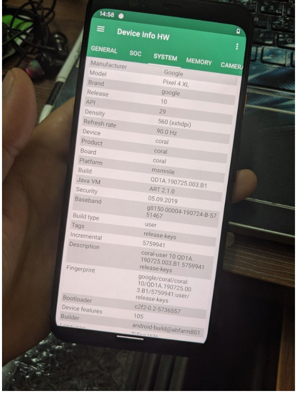 Google Pixel 4 XL