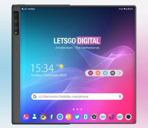 LG folding phone