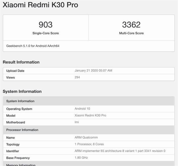 Redmi K30 Pro