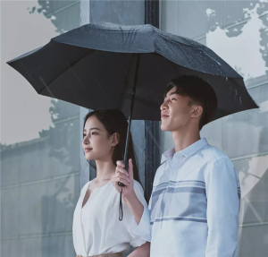 Xiaomi 90-point automatic reverse folding lighting umbrella