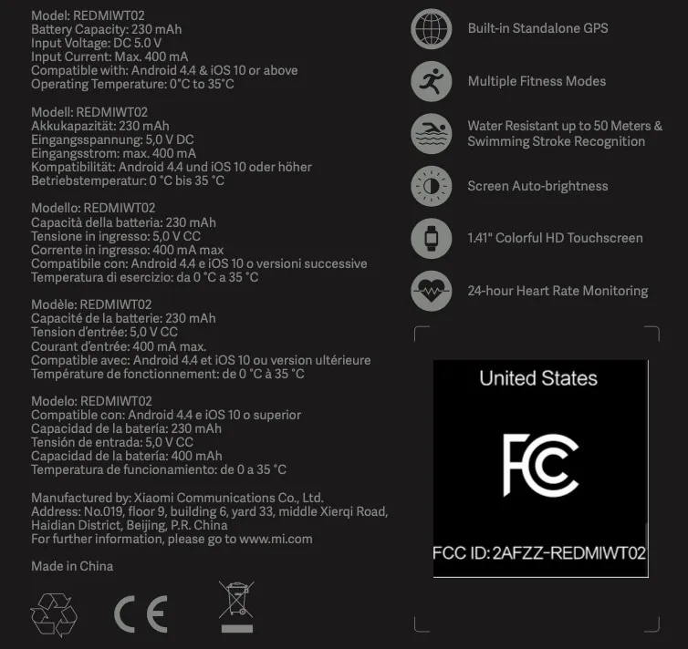 Xiaomi Mi Watch Lite