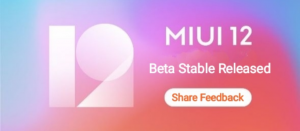 MIUI 12 bet stable