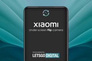 Xiaomi under-screen camera flip